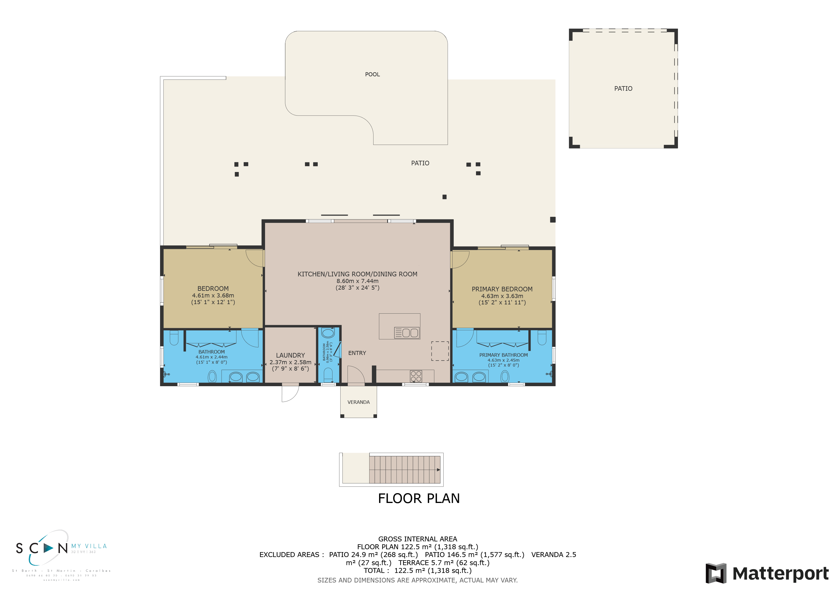 2d floor plan of villa polo